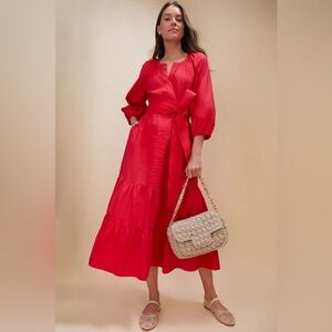 Tuckernuck Red Lyles Dress - NWT